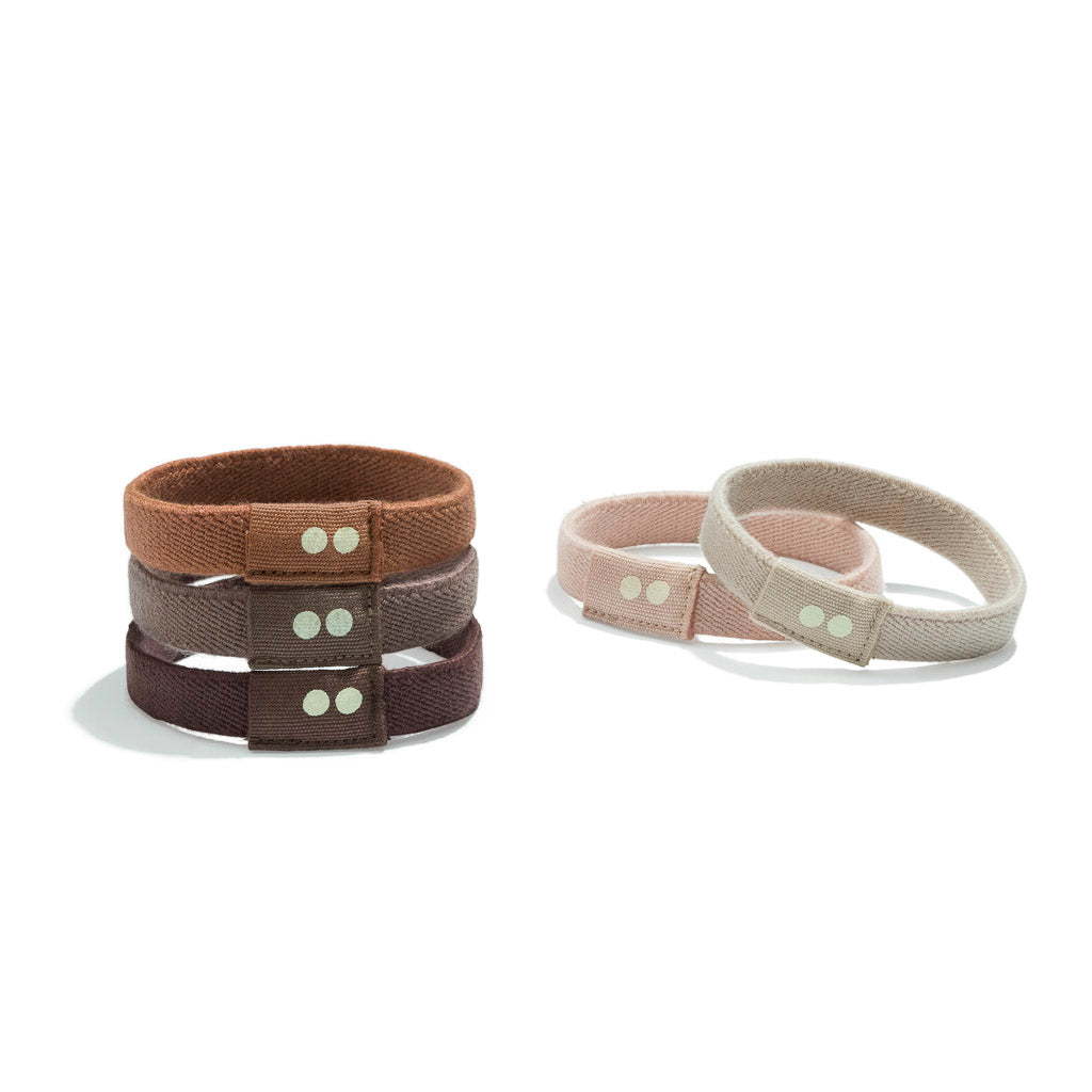 Hair Ties, Plastic-Free, Earth Tints