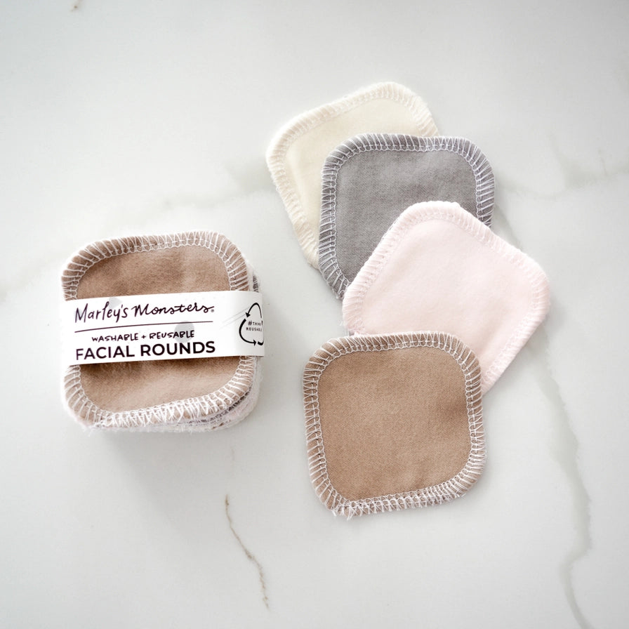 Facial Rounds, Rainbow and Color Mixes, 20 Pack