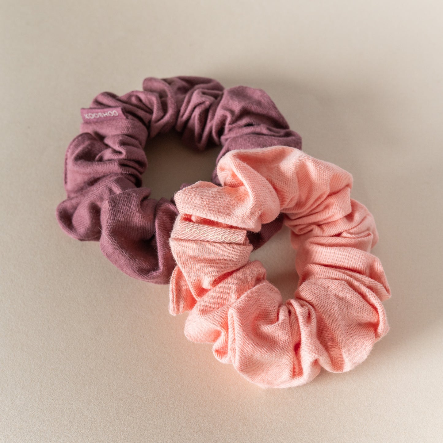 Scrunchie, Plastic Free, Coral Rose