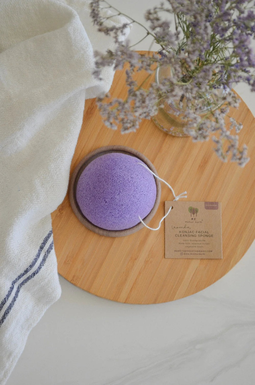 Konjac Sponge, Lavender