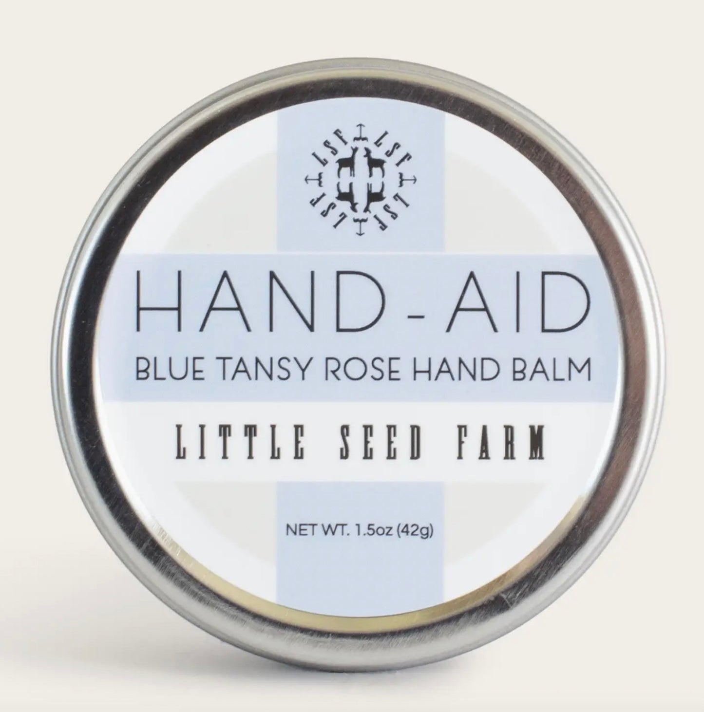 Hand-Aid Blue Tansy Rose