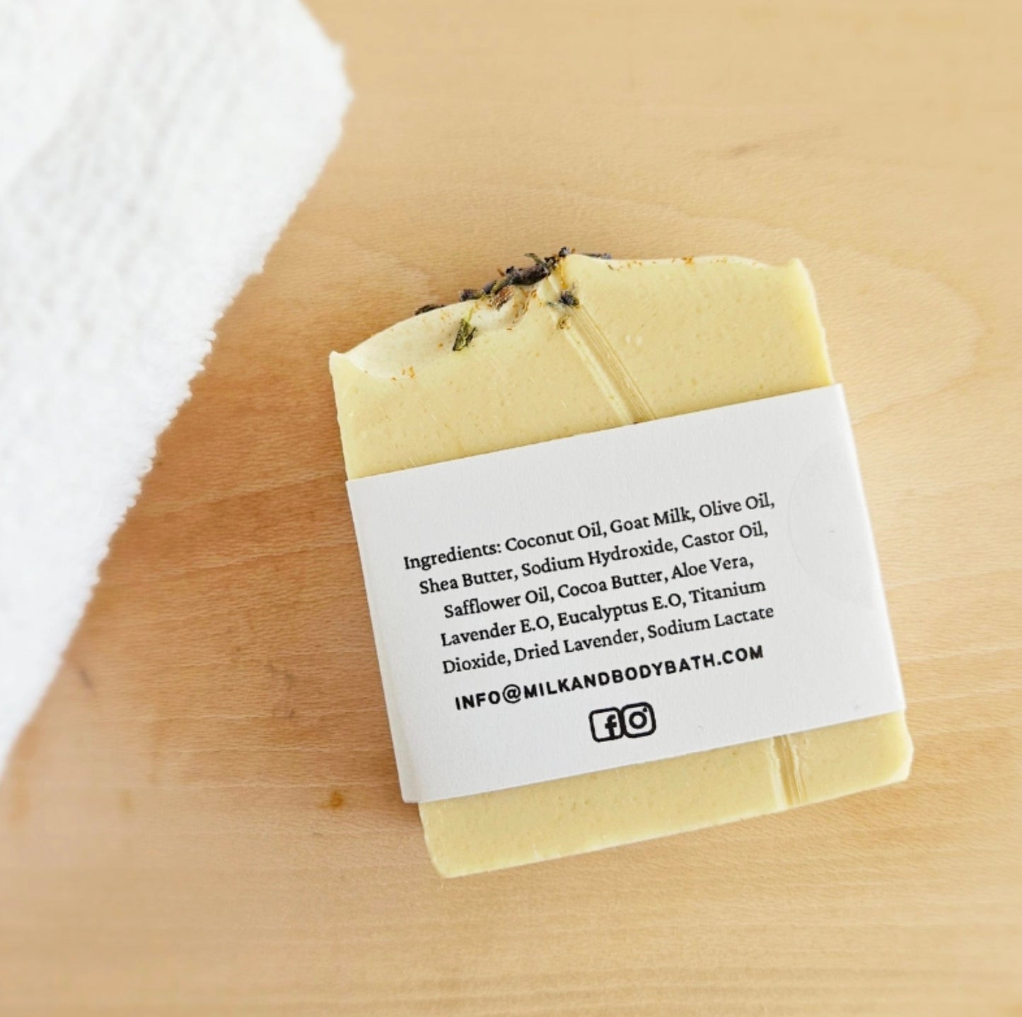 Lavender Eucalyptus Goat Milk Soap