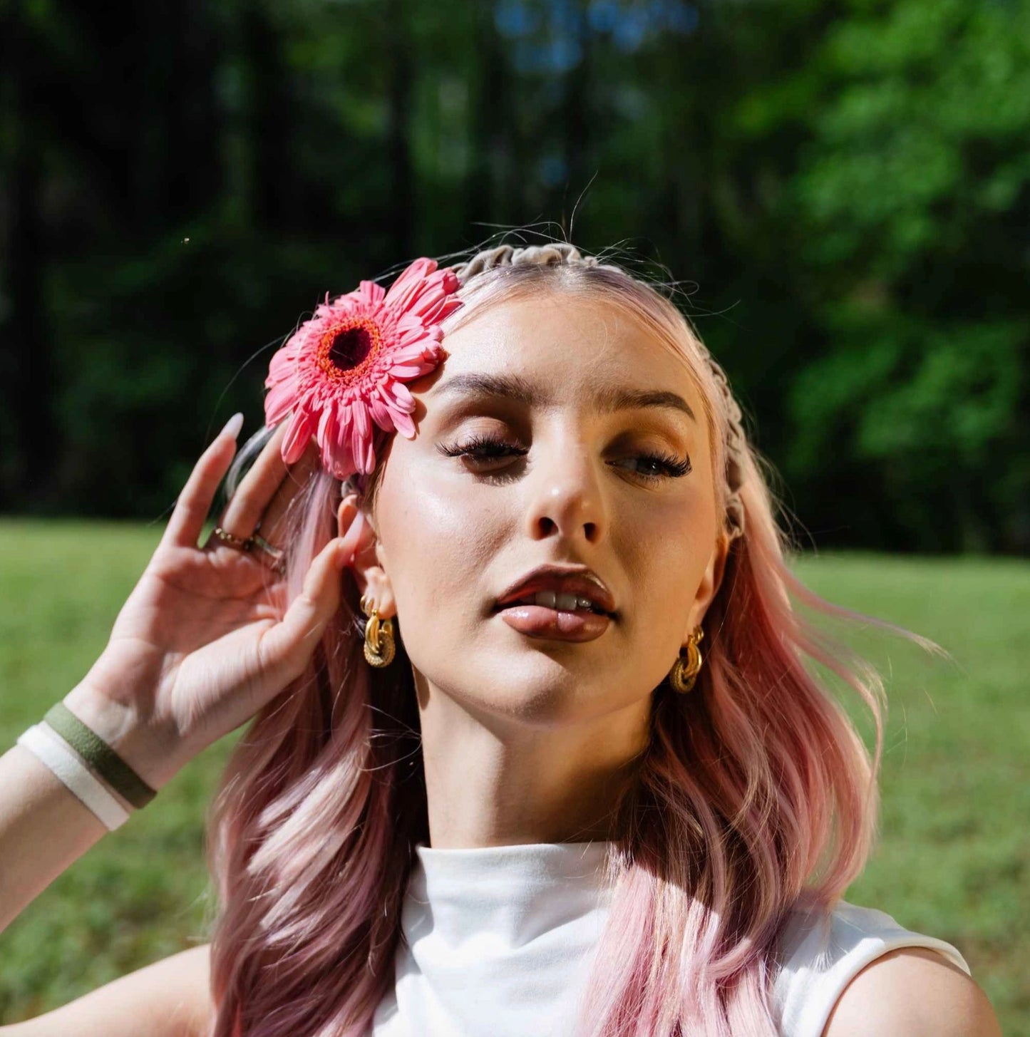 Gather Headband, Organic Ruched