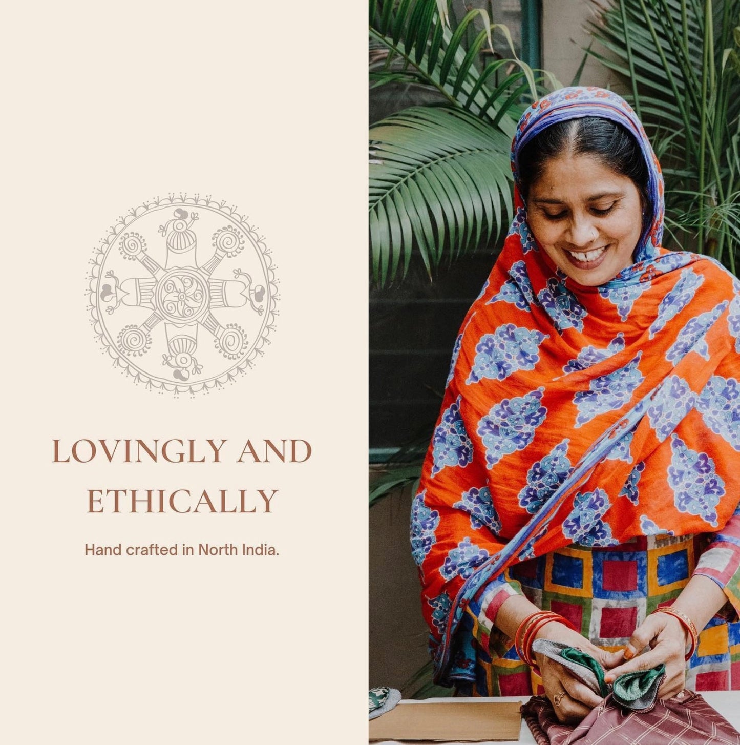 Upcycled Sari Hair Scarves - Handmade