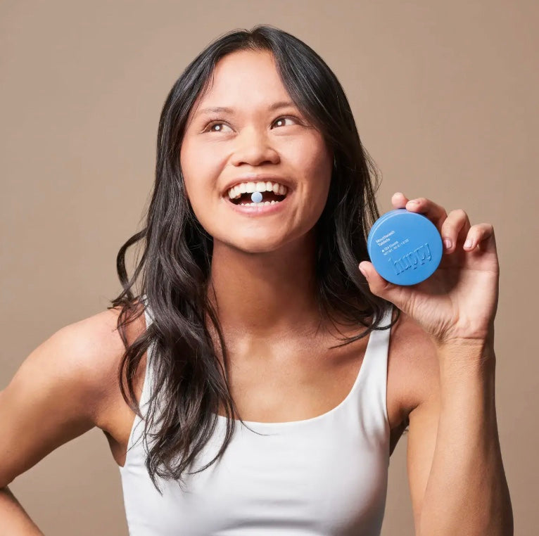 Mouthwash Tablets + Tin, Cool Mint