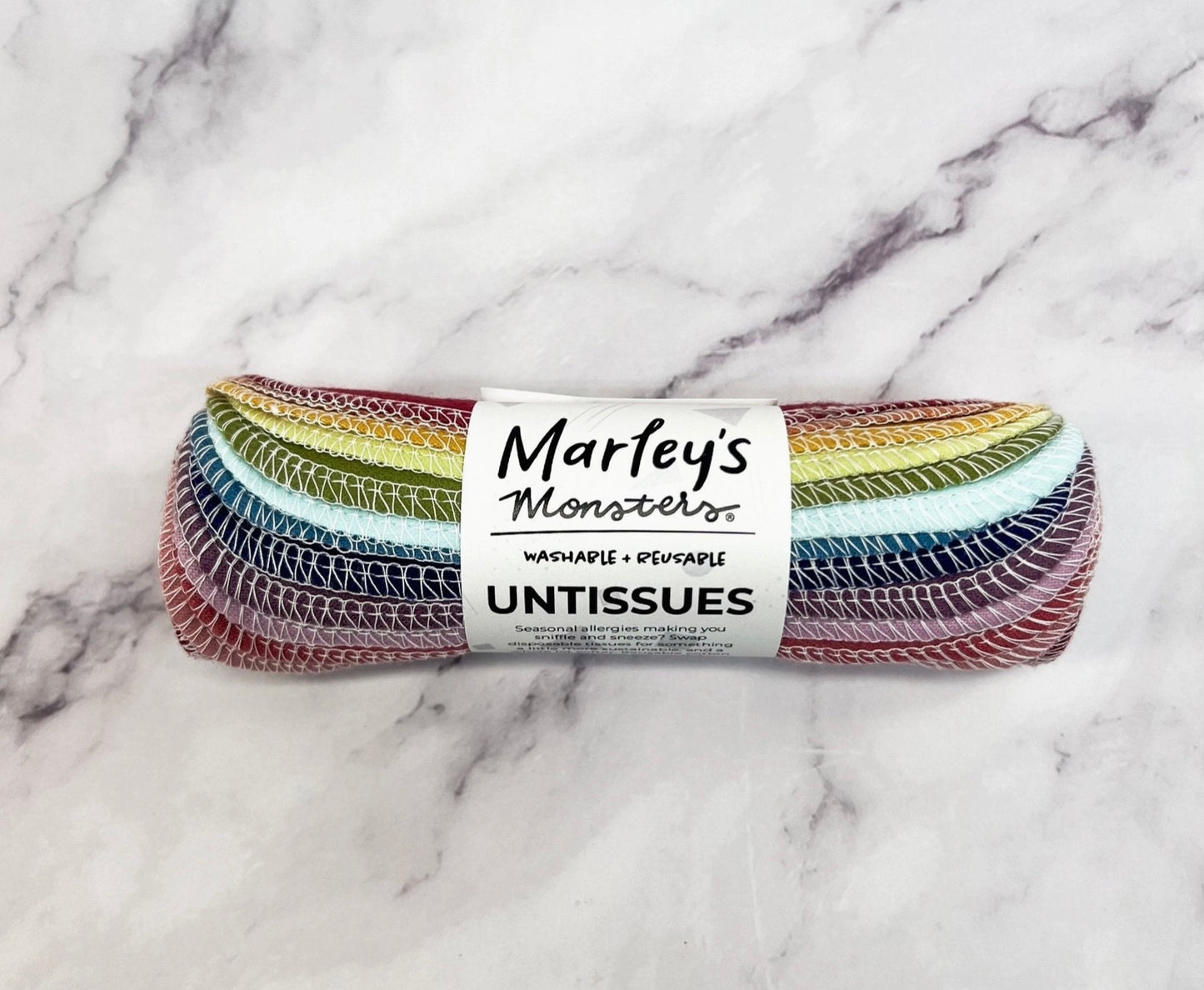 Untissues - 12 Count Rolls - Cotton Flannel - Earthy Rainbow