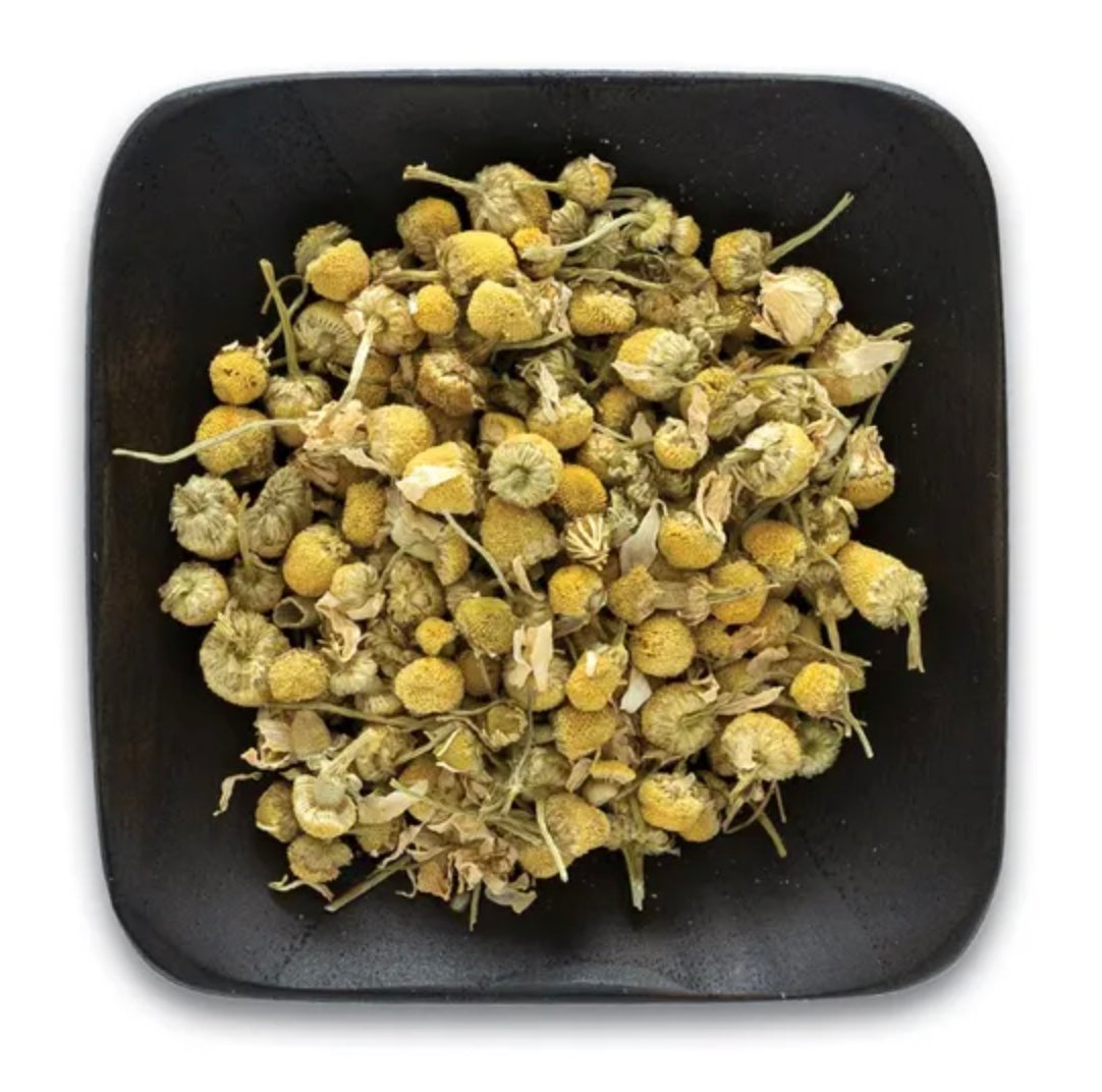 Chamomile Flowers, Cut & Sifted, Organic (287)