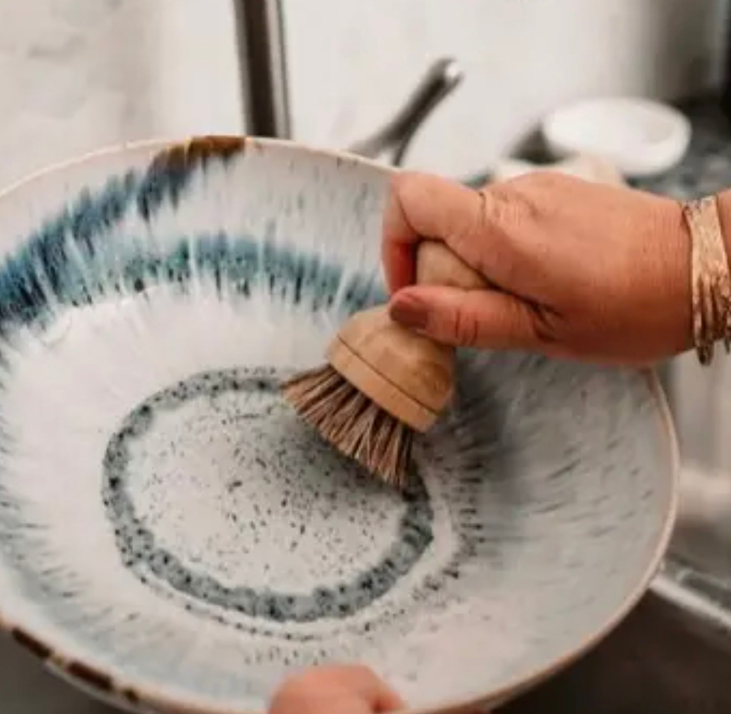 Dish Brush, Bamboo and Coconut SH