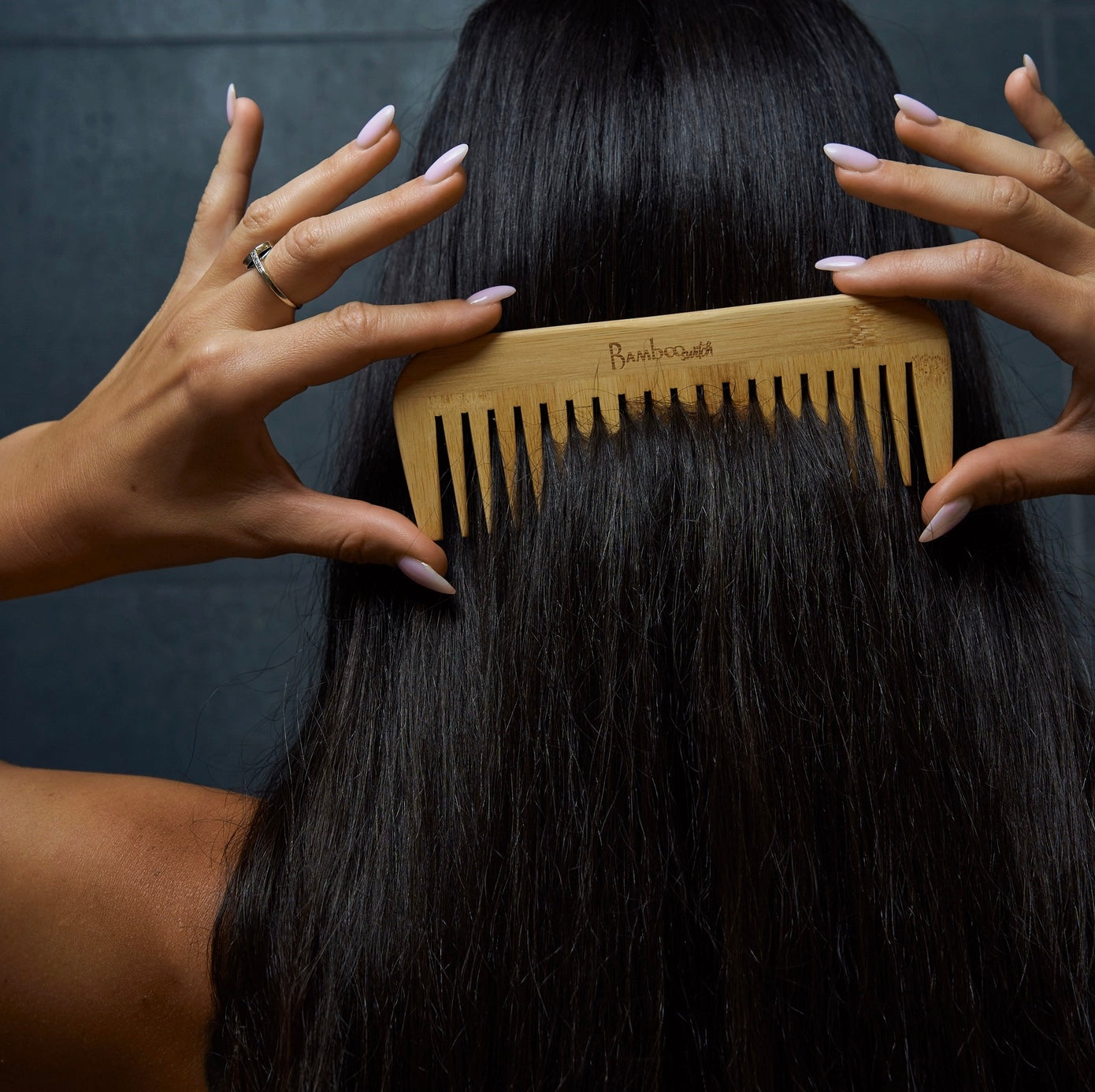 Bamboo Wide Mouth Comb