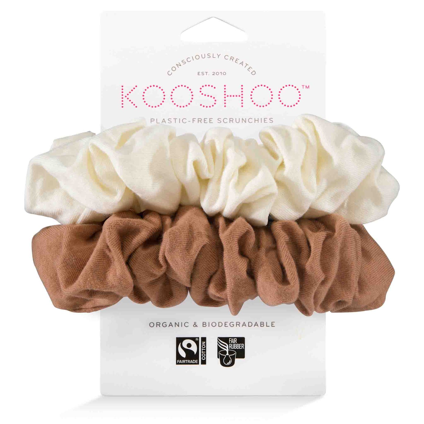Scrunchie, Plastic Free, Cappuccino
