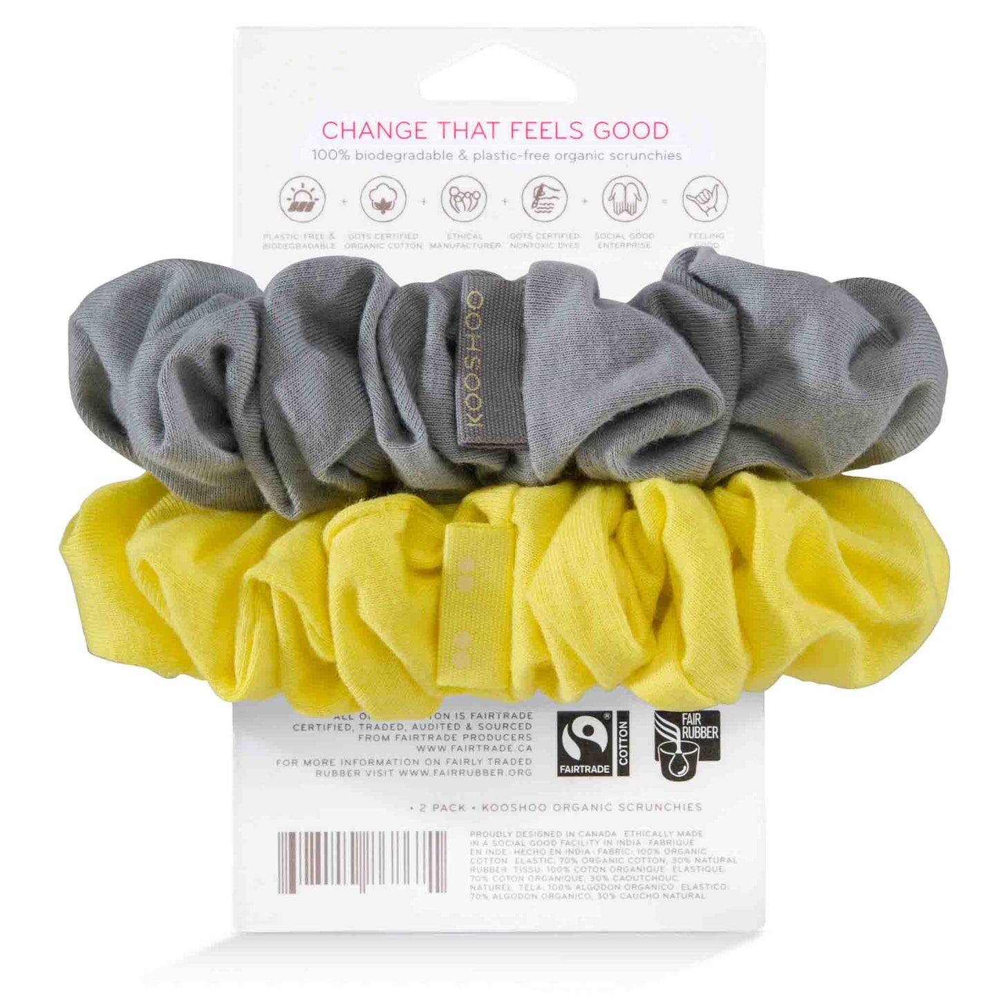 Scrunchie, Plastic Free, Sunrise