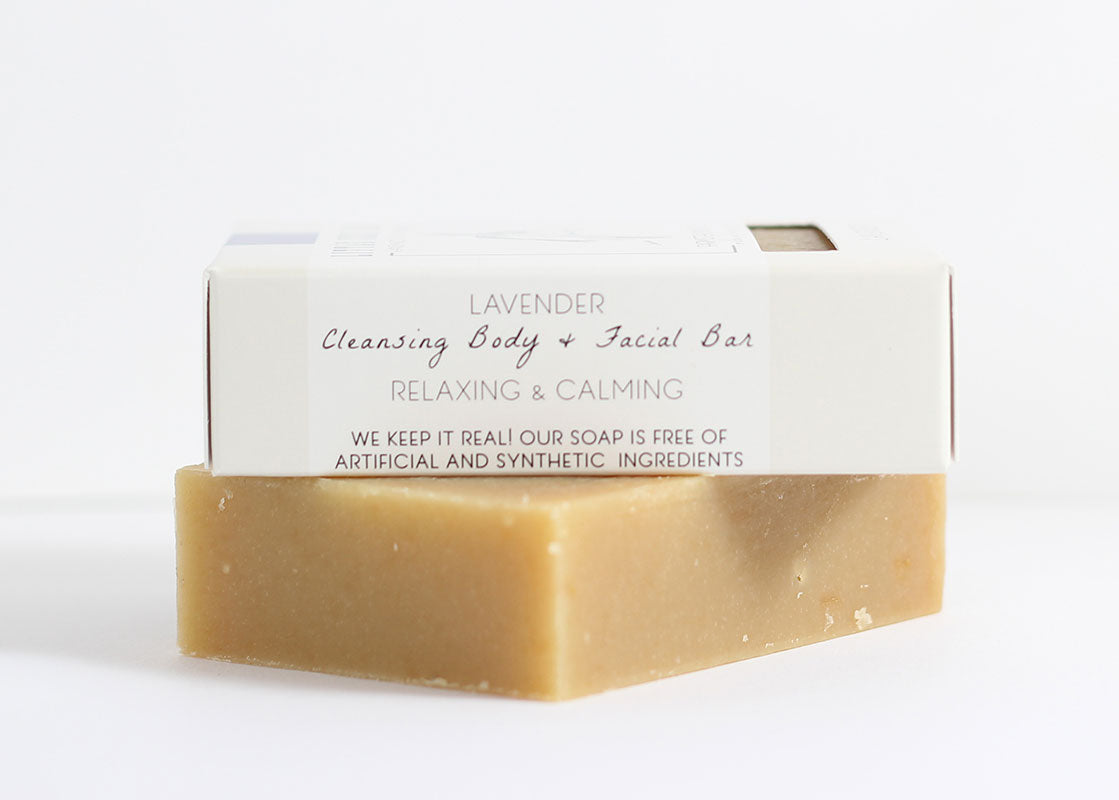 Lavender Bar Soap - Calming and Aromatherapeutic Facial & Body Cleansing Bar