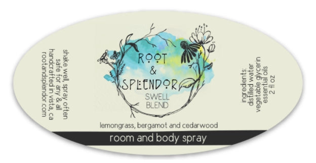 Room and Body Spray - Swell Blend, 4oz