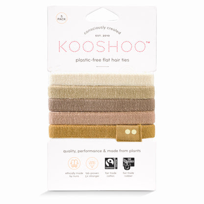 Hair Ties, Plastic-Free, Blond