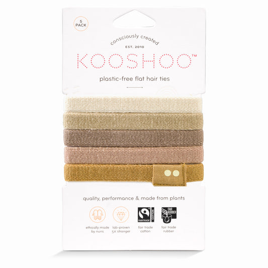 Hair Ties, Plastic-Free, Blond