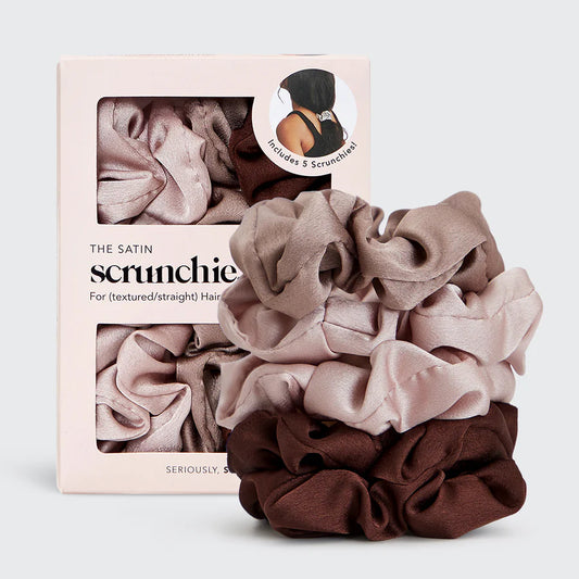 Satin Sleep Scrunchies - Cameo