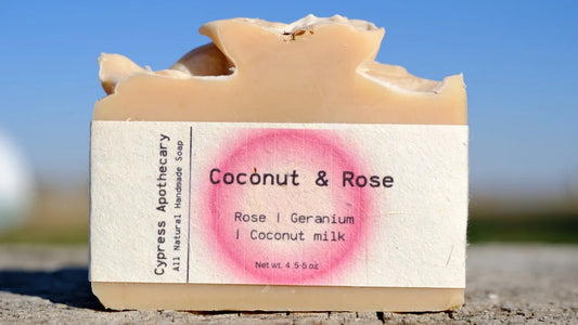 Cypress Apothecary Soap, Coconut and Rose