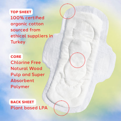 Pads w/ Wings, Sustainable Day, 16ct