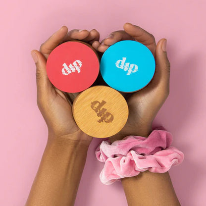 Red Mini Bamboo Travel Case w/ Coaster