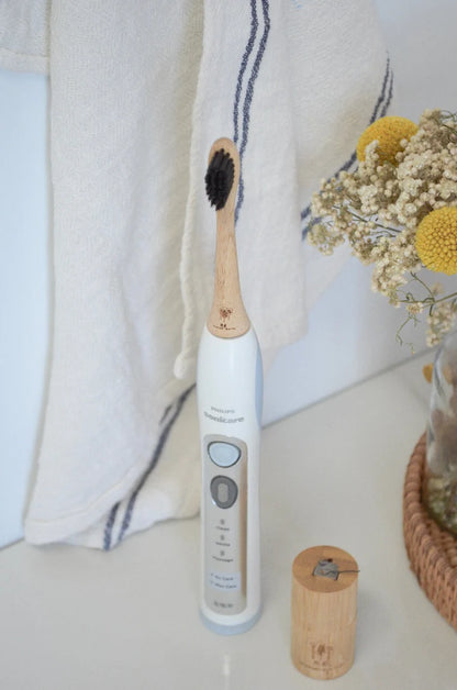 Bamboo Electric Toothbrush Heads, 4-pack