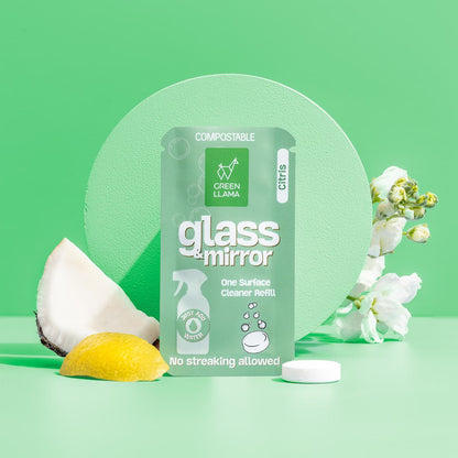 Eco-Friendly Glass & Mirror Cleaner Refill Tablets