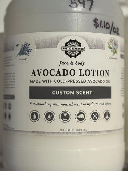 Avocado Lotion for Face & Body | Lavender and Chamomile (597)