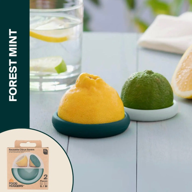 Reusable Silicone Citrus Savers - Forest Mint