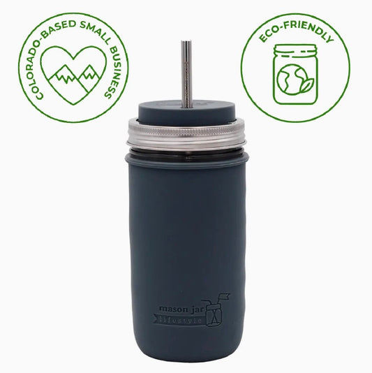 Longer Safer Rounded End Stainless Steel Straw for Quart Jars