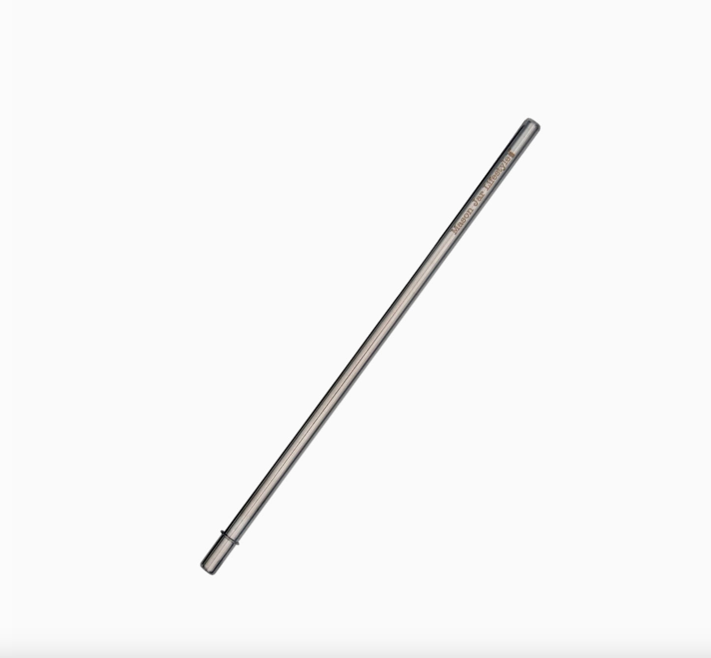 Longer Safer Rounded End Stainless Steel Straw for Quart Jars
