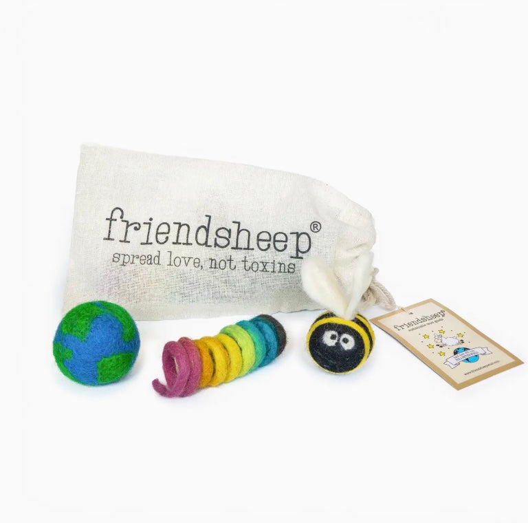 Cats For the Planet Eco Toys - Set of 3