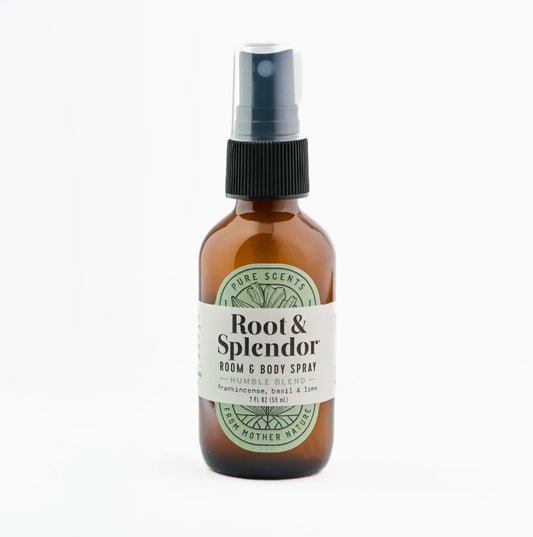 Humble Blend Room and Body Spray (frankincense, lime & basil), 2oz