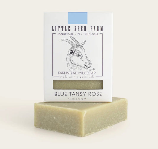 Blue Tansy Rose Bar Soap - Soothing and Hydrating