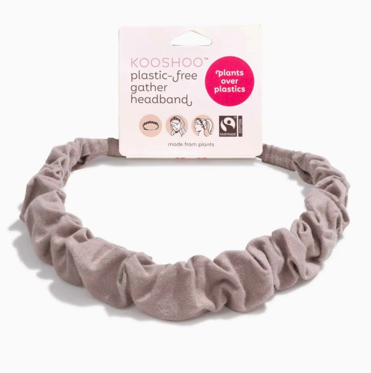Gather Headband, Organic Ruched