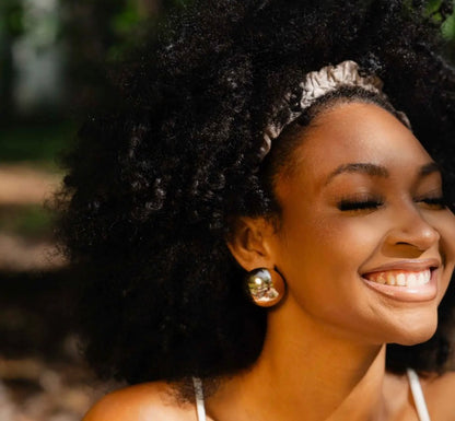 Gather Headband, Organic Ruched