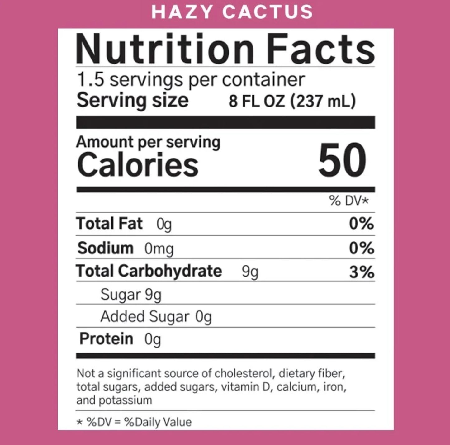 Hazy Cactus Kombucha