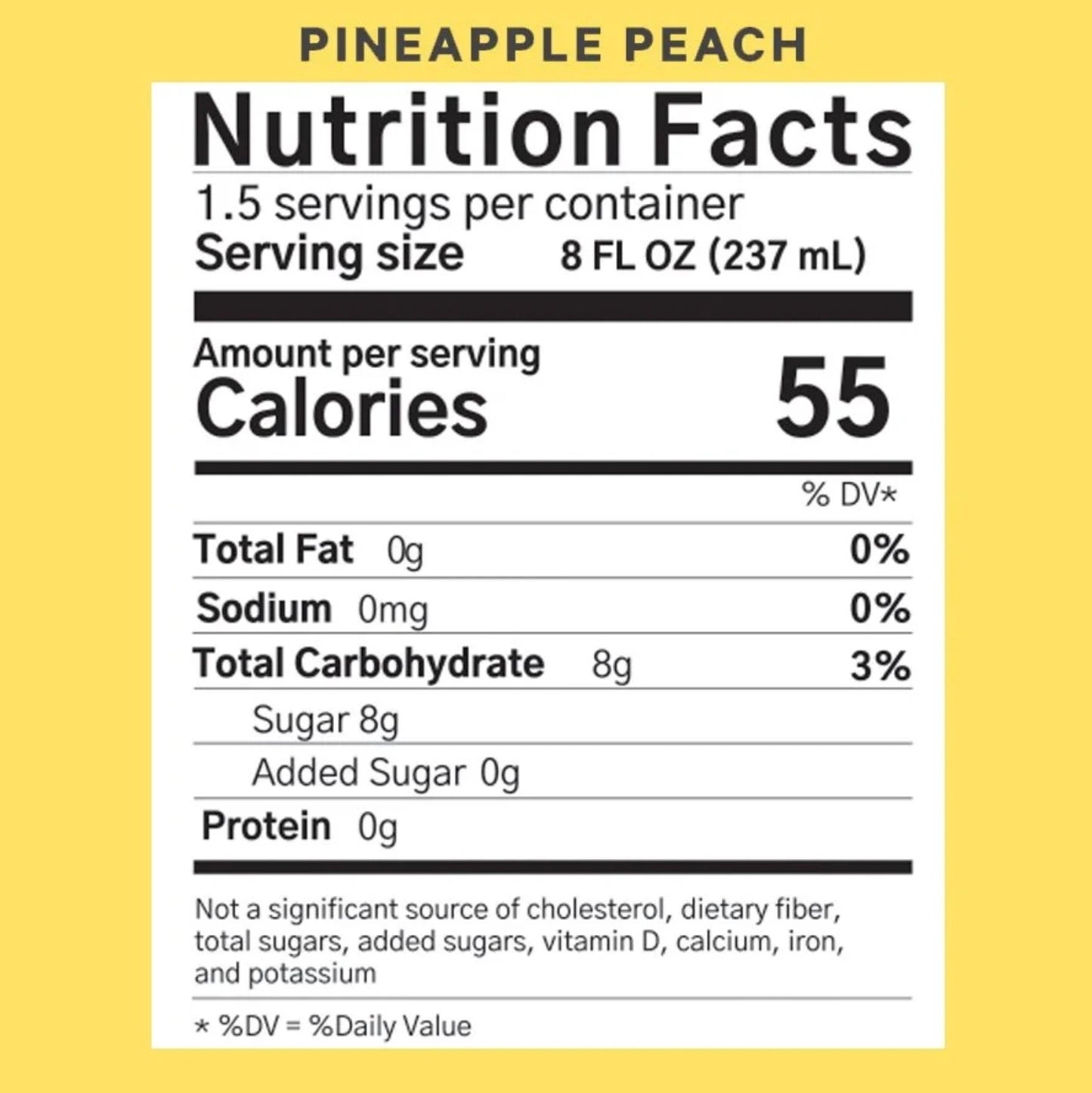 Pineapple Peach Kombucha