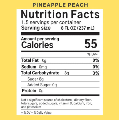 Pineapple Peach Kombucha