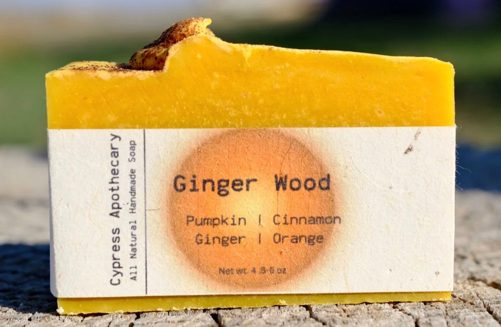 Cypress Apothecary Soap, Ginger Wood