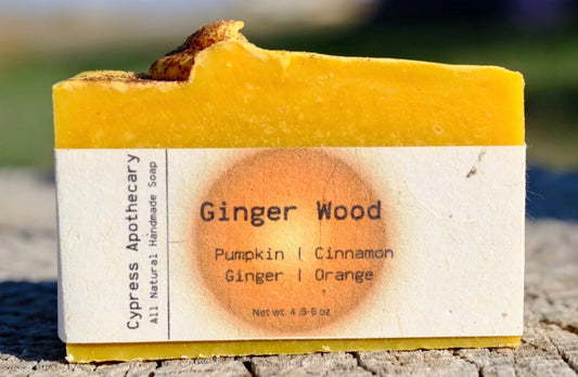 Cypress Apothecary Soap, Ginger Wood