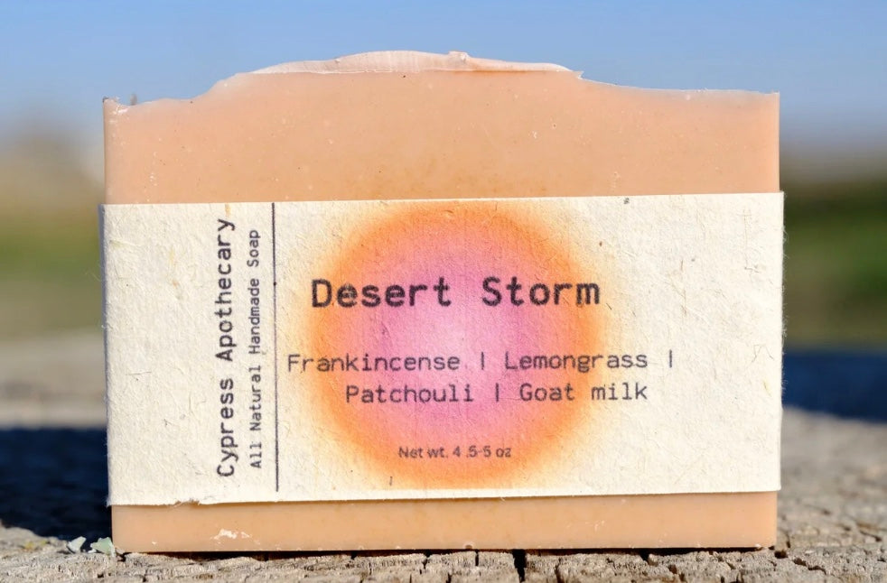 Cypress Apothecary Soap, Desert Storm