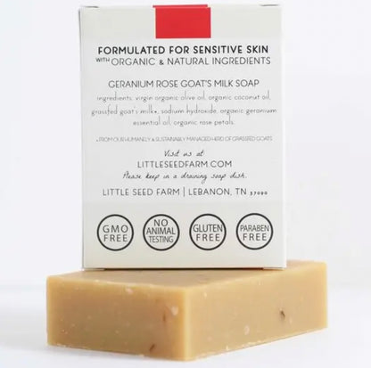 Geranium Rose Bar Soap - Balancing & Cleansing