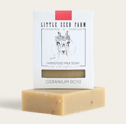 Geranium Rose Bar Soap - Balancing & Cleansing