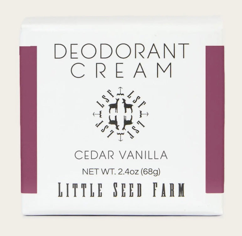 Deodorant Cream, Cedar Vanilla