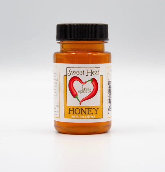 Sweet Heat Honey, 9oz Square Jar