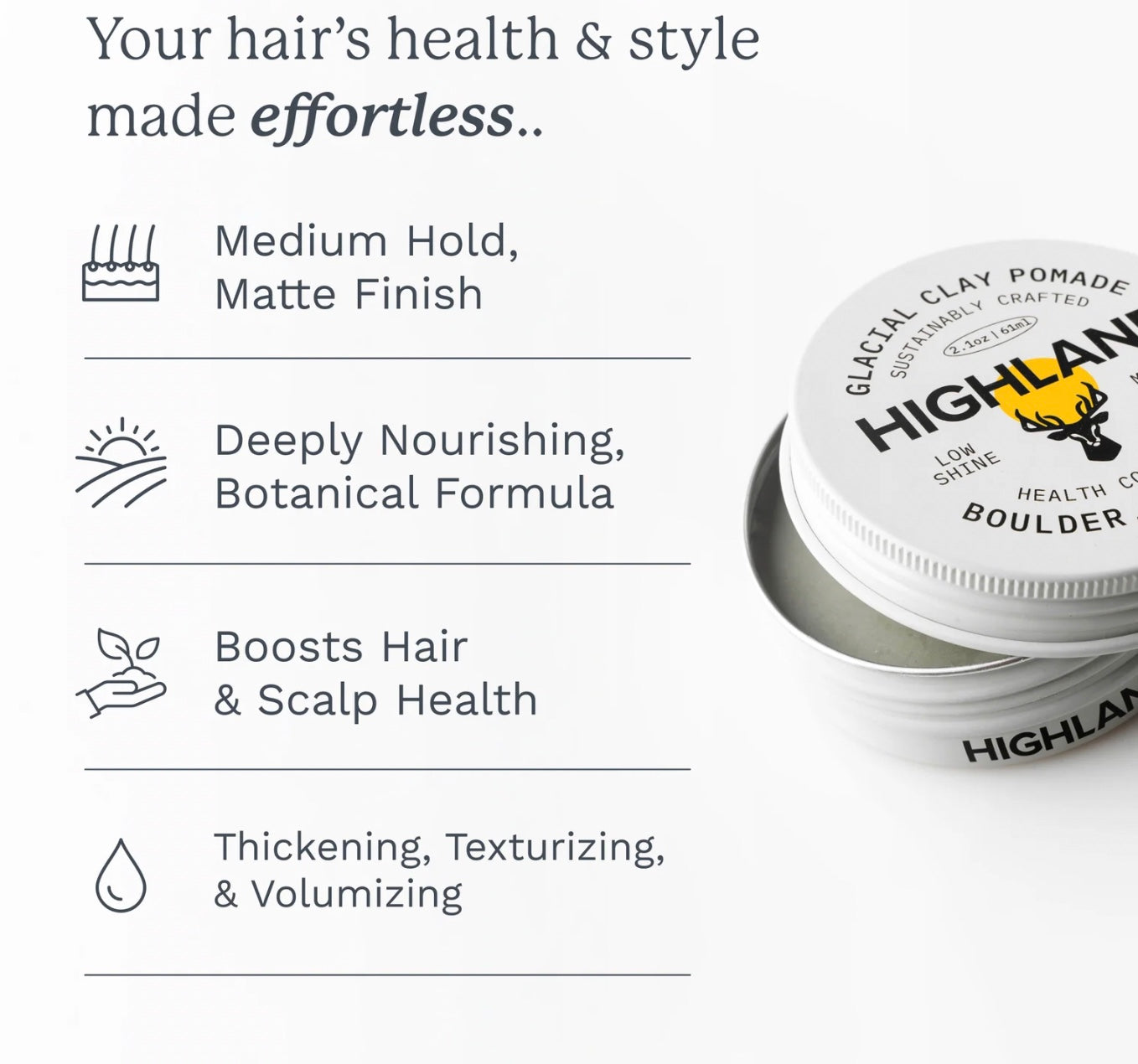 Glacial Clay Pomade