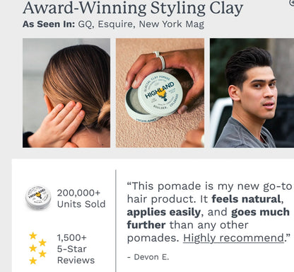Glacial Clay Pomade