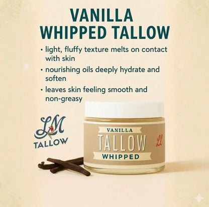 Vanilla Whipped Tallow Moisturizer