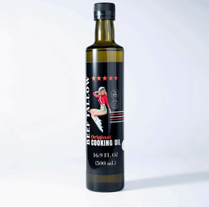 Premium Grass-Fed Beef Tallow Cooking Oil