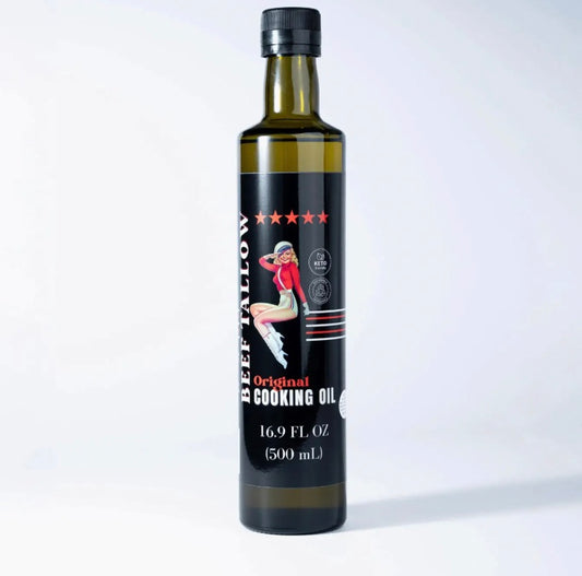 Premium Grass-Fed Beef Tallow Cooking Oil