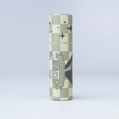 Lady May Tallow Grasshopper (Mint) Lip Balm, Natural, Hydrating, Long Lasting
